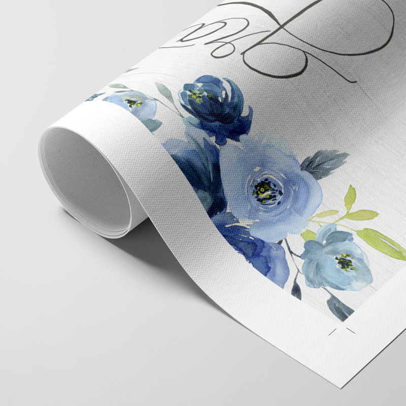 Grateful, Thankful, Blessed - Reproduction de toile seulement - NON-CADRE