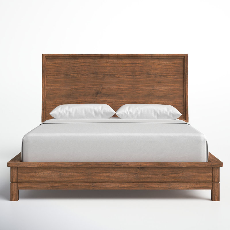 Wrightia Platform Bed, Honey Maple, Queen