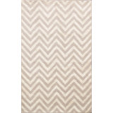 Handmade Tufted Wool/Silk Ivory Rug
