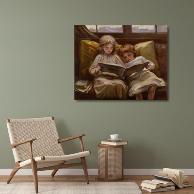"Intérêt" par Laura Muntz Lyall - Art mural sur toile tendue avec châssis
