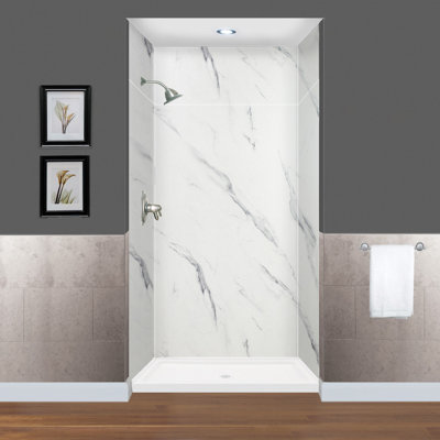 Mur de douche à 6 panneaux Expressions
