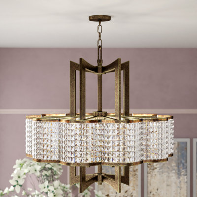Lustre géométrique à 10 lumières Belisle