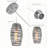 Aref 1-Light Dimmable Handblown Glass Single Pendant-360846994