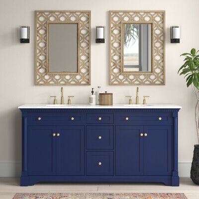 72'' Double Bathroom Vanity Set -  Red Barrel StudioÂ®, 3C62BF0C632640CBB4D84658CFCBB63A