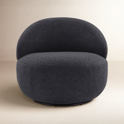 Moriarty Pine Swivel Lounge Chair