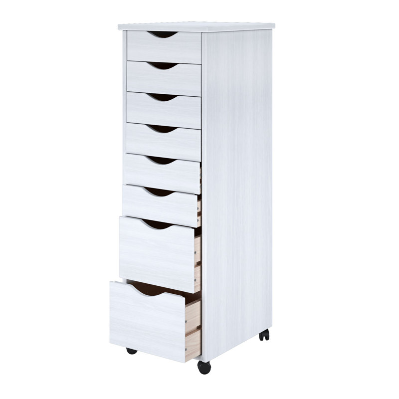 Pringle 8 Drawer Storage Drawer, White