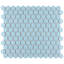 Hudson 1" x 1" Porcelain Honeycomb Mosaic Wall & Floor Tile-604496299