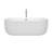 Juliette 67'' x 32'' Soaking Acrylic Bathtub with Faucet-23113224
