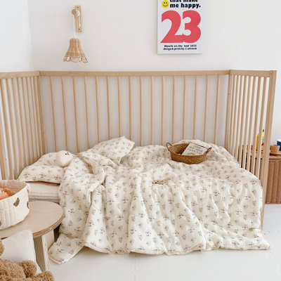 Cute Pattern 2-Layer Muslin Cotton Quilt/Blanket