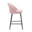 Upholstered Counter Stool with Metal Frame-1697769341
