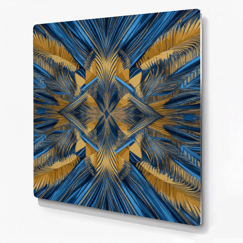 Art mural gris op Op 75, H 144 po x l 144 po x P 0,05 po