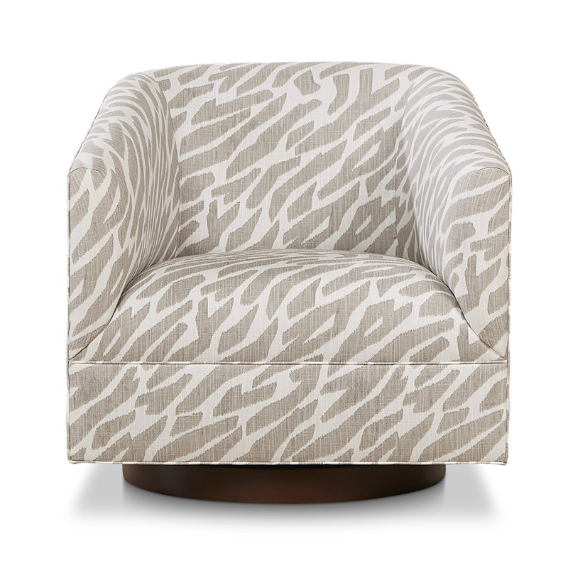 Zola Swivel Barrel Chair, Smokey
