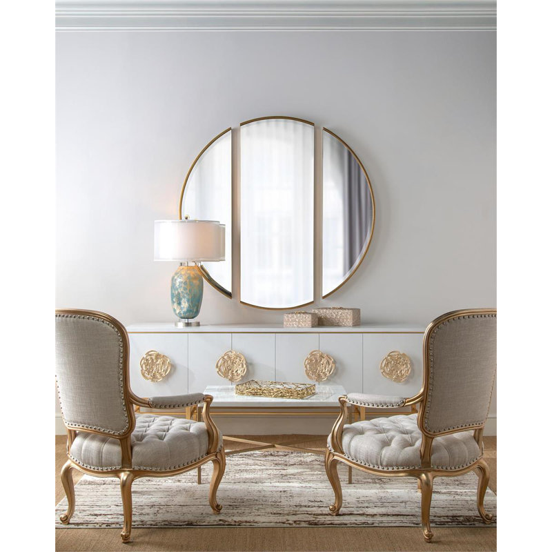 Tarski Flat Metal Beveled Wall Mirror