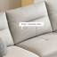 Canapé modulaire gris en cuir véritable-1466505953