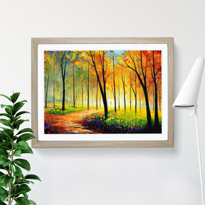 Magical Forest Vol.2 Abstract - Framed Print