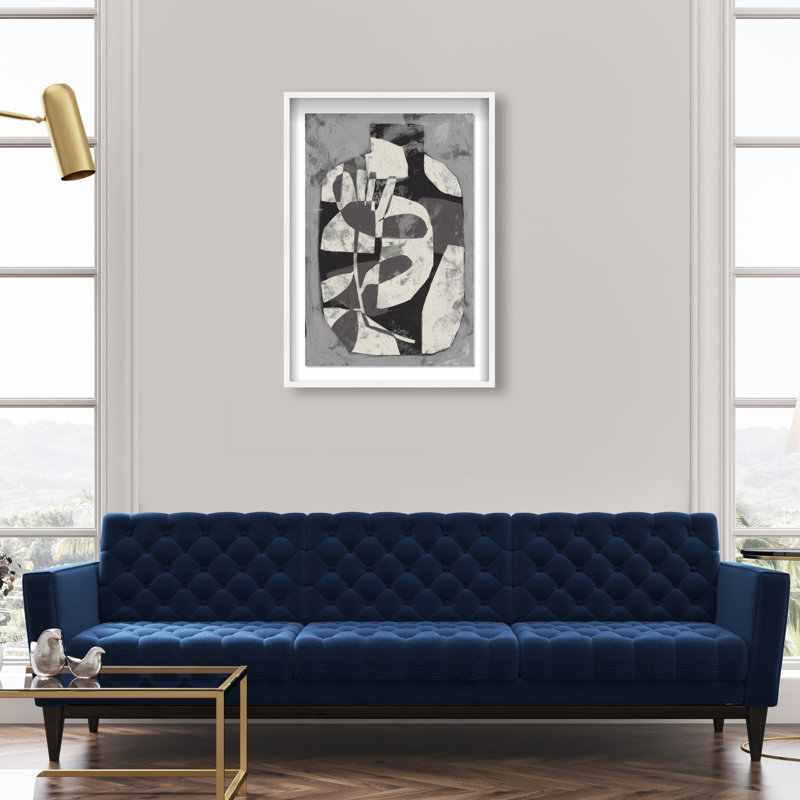 Minimalist Vase Print by Oliver Gal, 46.5"H x 31.5"W, White Shadowbox