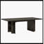 Bureau de direction 63 po, grande table d'écriture en bois avec rangement pour ordinateur