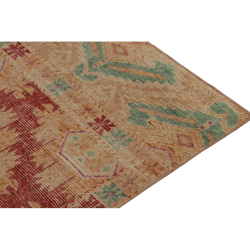 One-of-a-Kind 3' X 8' Hand Knotted Area Rug