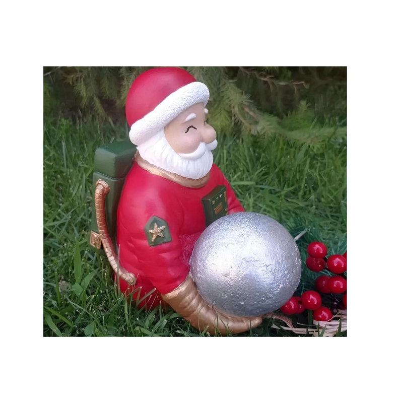 Decorative Object, 11cm H x 8cm W x 10cm D, Red