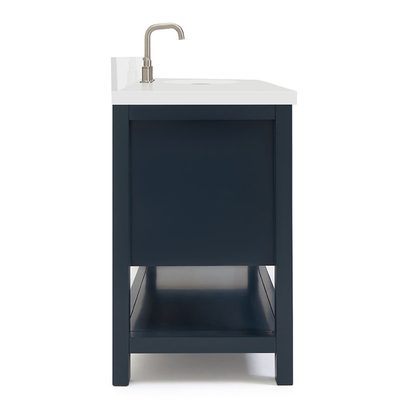 Bayhill 55'' W Single Vanity, Midnight Blue