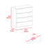 Commode 4 tiroirs Lynbrook Wengue-337872890