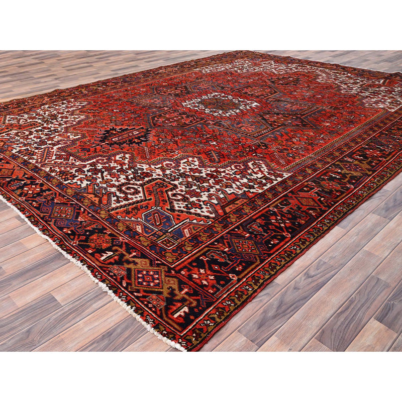 Tapis rectangulaire unique de 10 pi x 13 pi 2 po Warsan