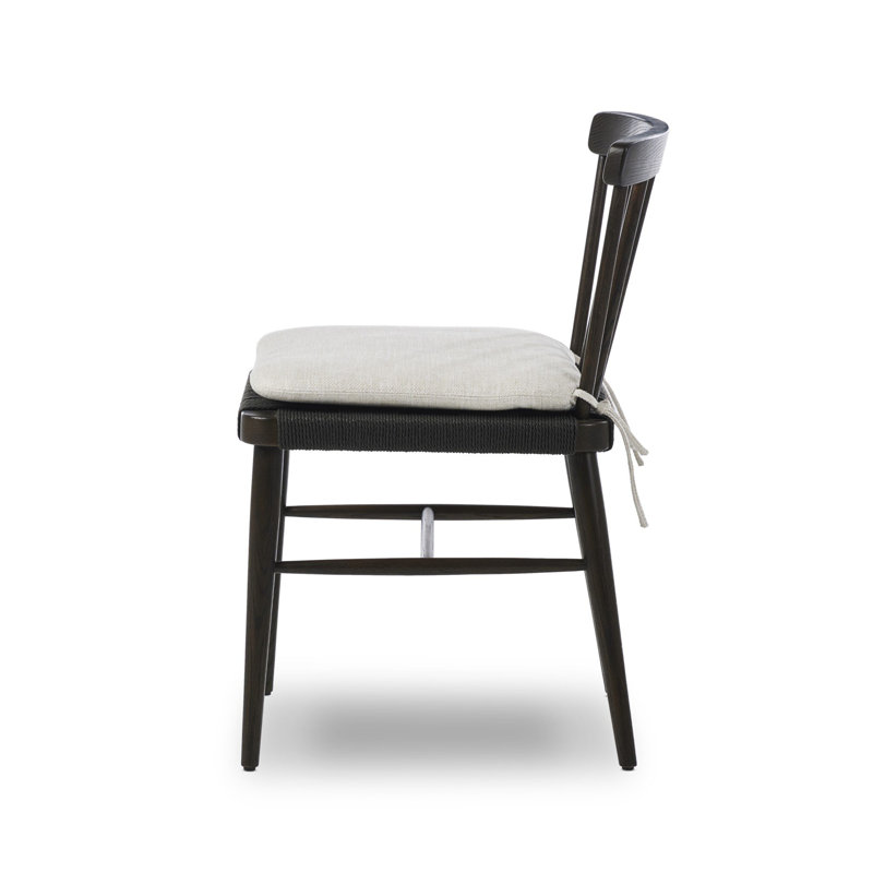 Kershaw Upholstered Dining Chair, Black