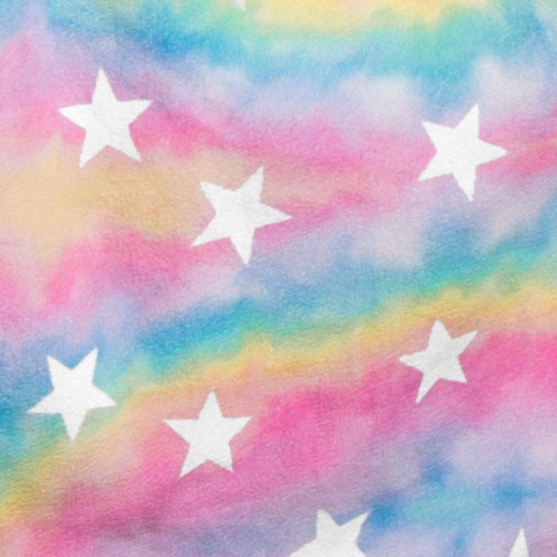 Couverture pondérée Minky, l 40 po x L 60 po, 10 lb, Rose / licorne bleue