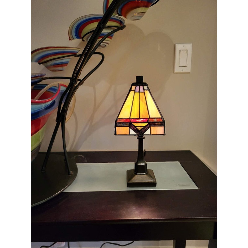Mini lampe de table en verre coloré Fine Art Lighting
