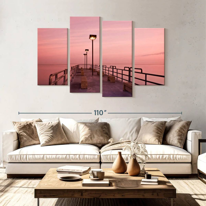 Aletra Edgewood Park Pier, 54" H x 84" W