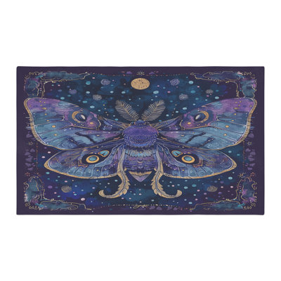 Mystic Moth Braided Rug