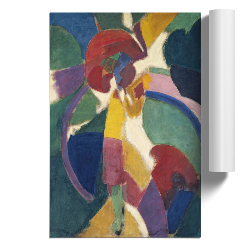Woman with a Parasol by Robert Delaunay - Frameless Print, 42cm H x 30cm W x 0.1cm D