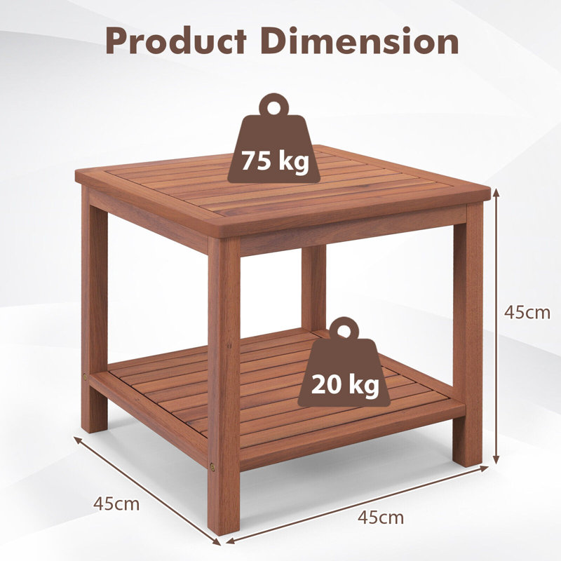Square 45Cm L Side Table