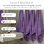 Ensemble de serviettes de toilette 12 pièces Willow - 100% coton peigné, qualité supérieure 630 g / m², mauve, ultra doux et très absorbant (12 serviettes de toilette)-139745329-139745333