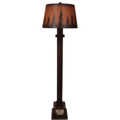 Joanna 62'' Gray Traditional Floor Lamp