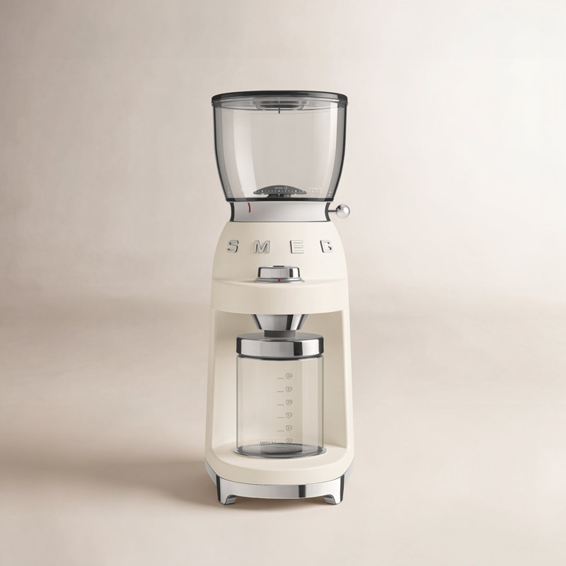 SMEG 50's Retro Style Coffee Grinder, Cream
