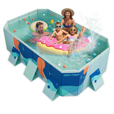 55 H x 260 W x 165 L Foldable Paddling Pool