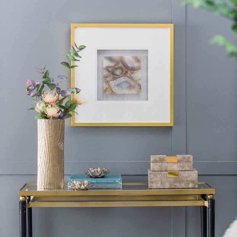 Remi Agate Shadow Box Wall Art
