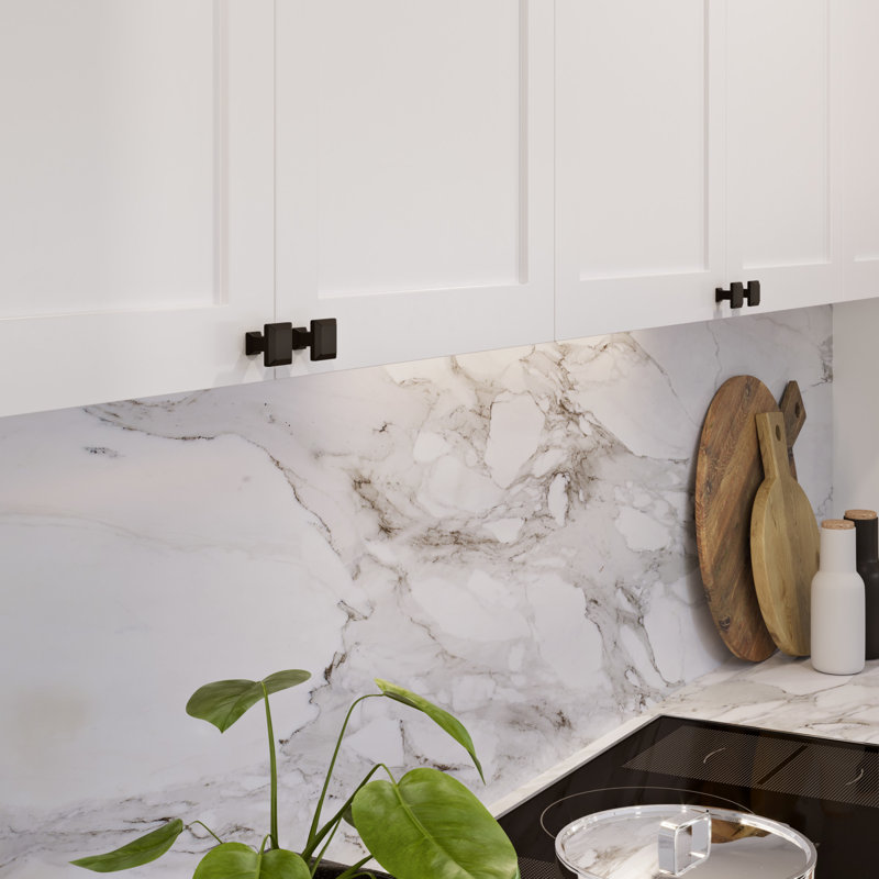 Sweetbriar Lane 1 3/8" Length Rectangle Knob, Matte Black