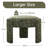 Modern Unique Design 20.5" W Polyester Upholstered Ottoman -1523944457
