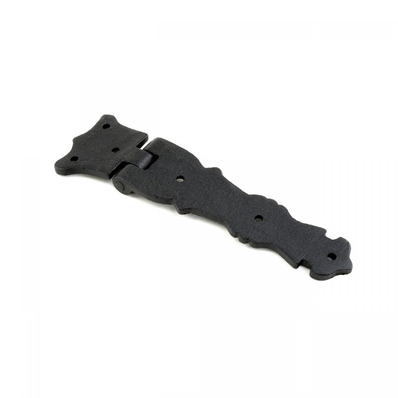 Fleur De Lis Wrought Iron Strap Hinge
