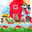 Nappe Farm Farms, ensembles de nappes de ferme 3 pièces