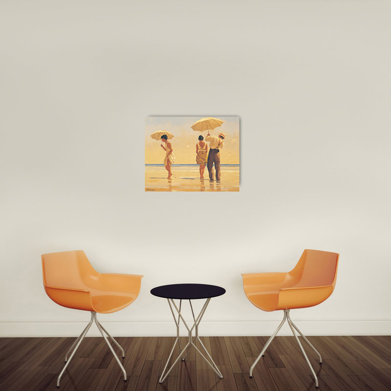 Jack Vettriano - No Frame Painting on Wood, 68cm H x 86cm W x 1.8cm D