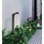 Luminaire d'extérieur extérieur moderne en laiton coulé de 5,25 po de largeur x 22 po de hauteur en bronze foncé