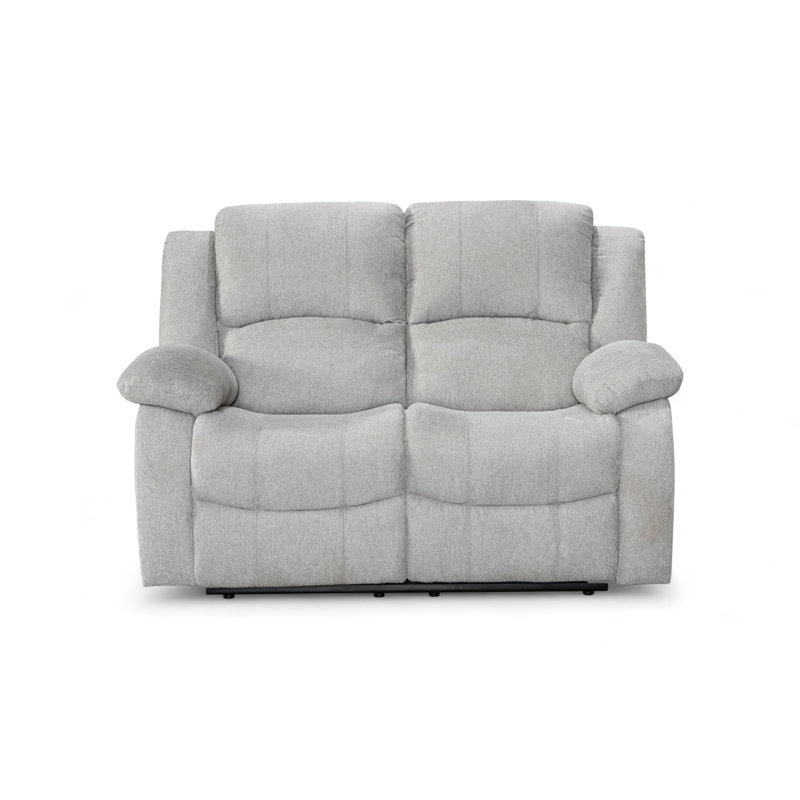 Aesir Reclining Sofa, Light Grey, 2