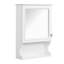 Armoire de rangement de salle de bain murale 20 "avec miroir, rangement mural avec porte, armoire à pharmacie murale à miroir-424742642