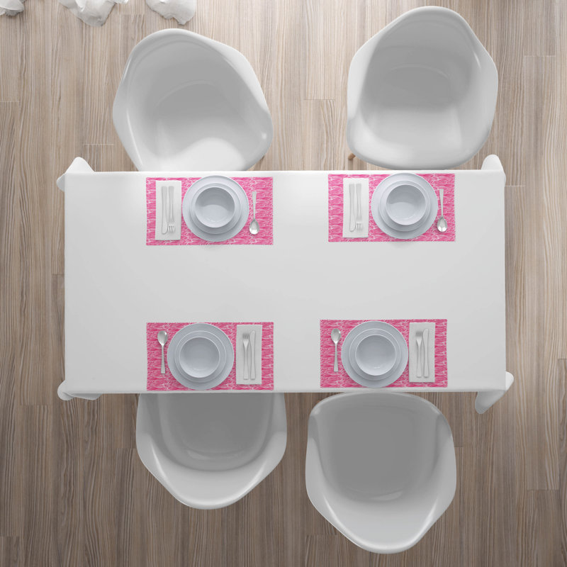 Polyester Abstract Rectangle Placemat