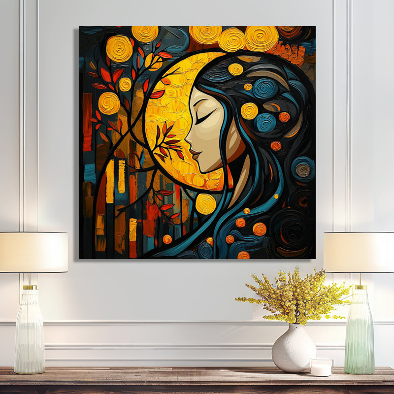 «Whispering Tradition Of Japanese Art I - People», impression sur métal, H 16 po x l 16 po x P 0,84 po