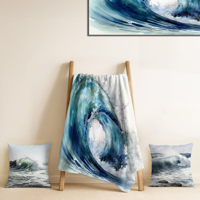 Mouvement Ocean Wave VI - couverture de plage moderne
