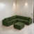 Velours côtelé vert